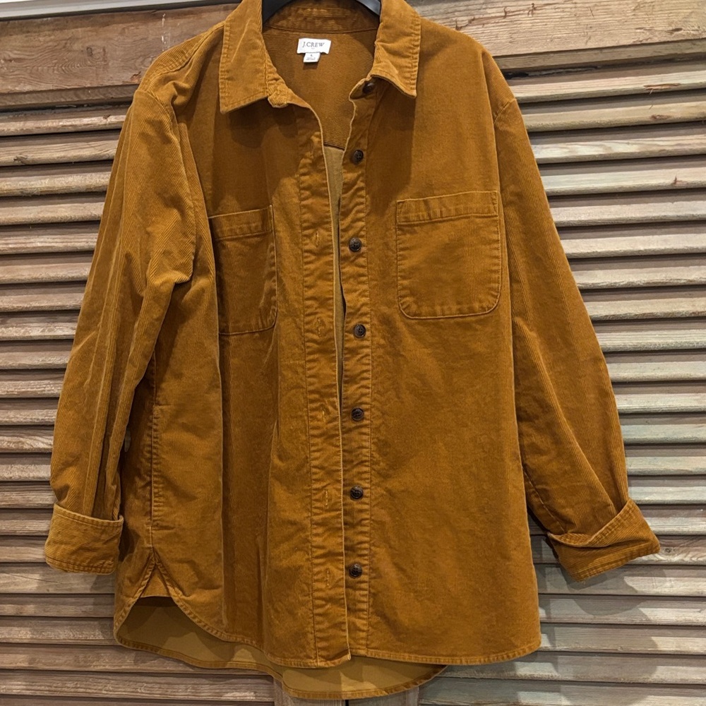 J. Crew Corduroy Button-Up Shirt/Jacket